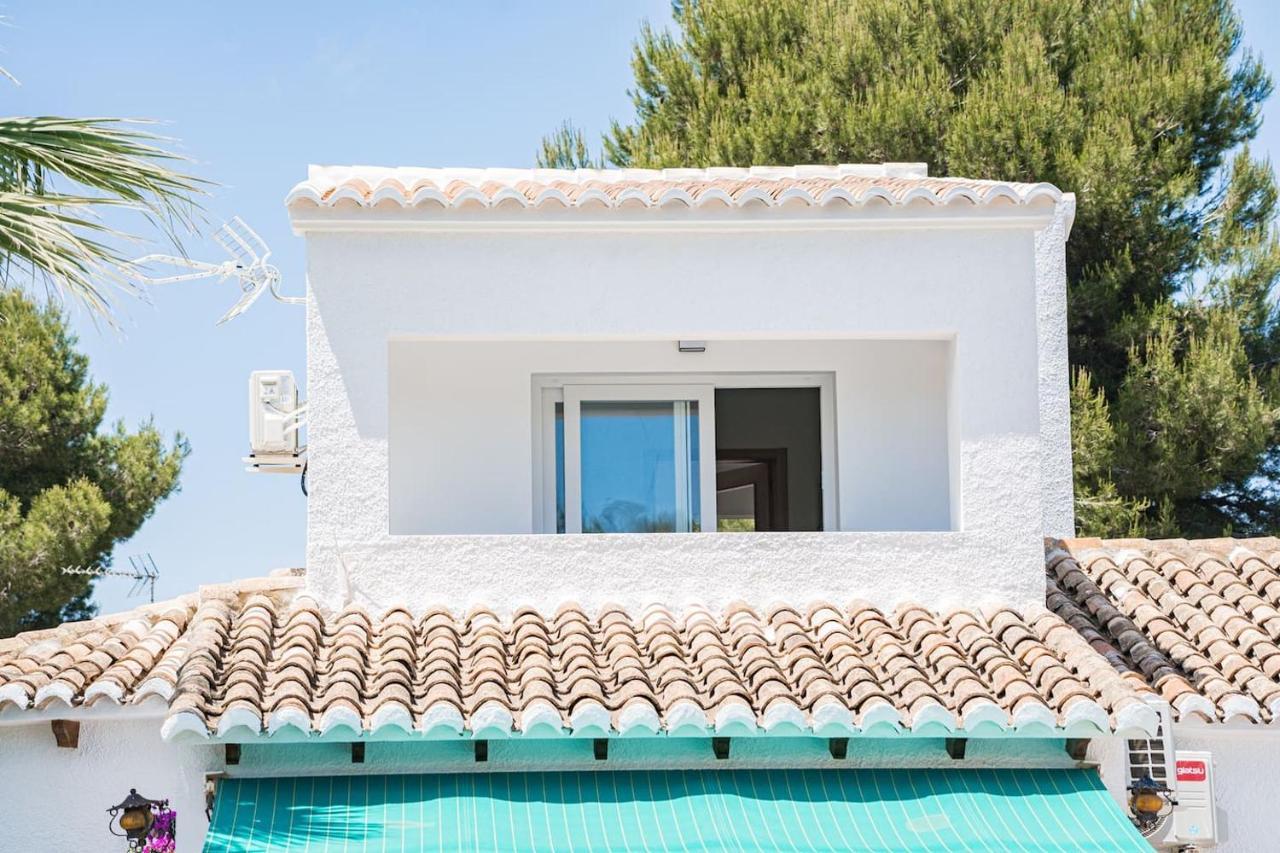 Casa Maria Top Floor Studio Apartment With Swimming Pool Jávea エクステリア 写真
