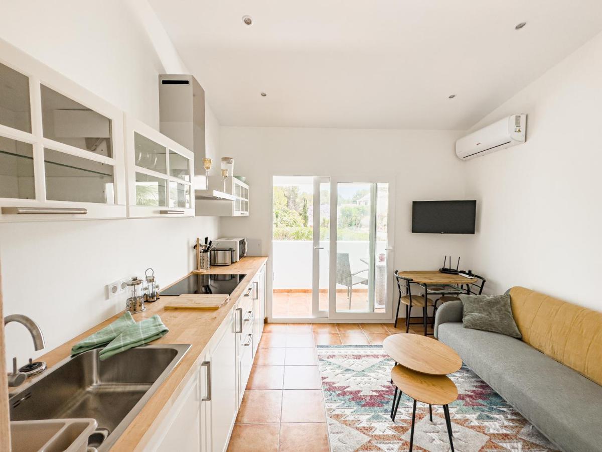 Casa Maria Top Floor Studio Apartment With Swimming Pool Jávea エクステリア 写真