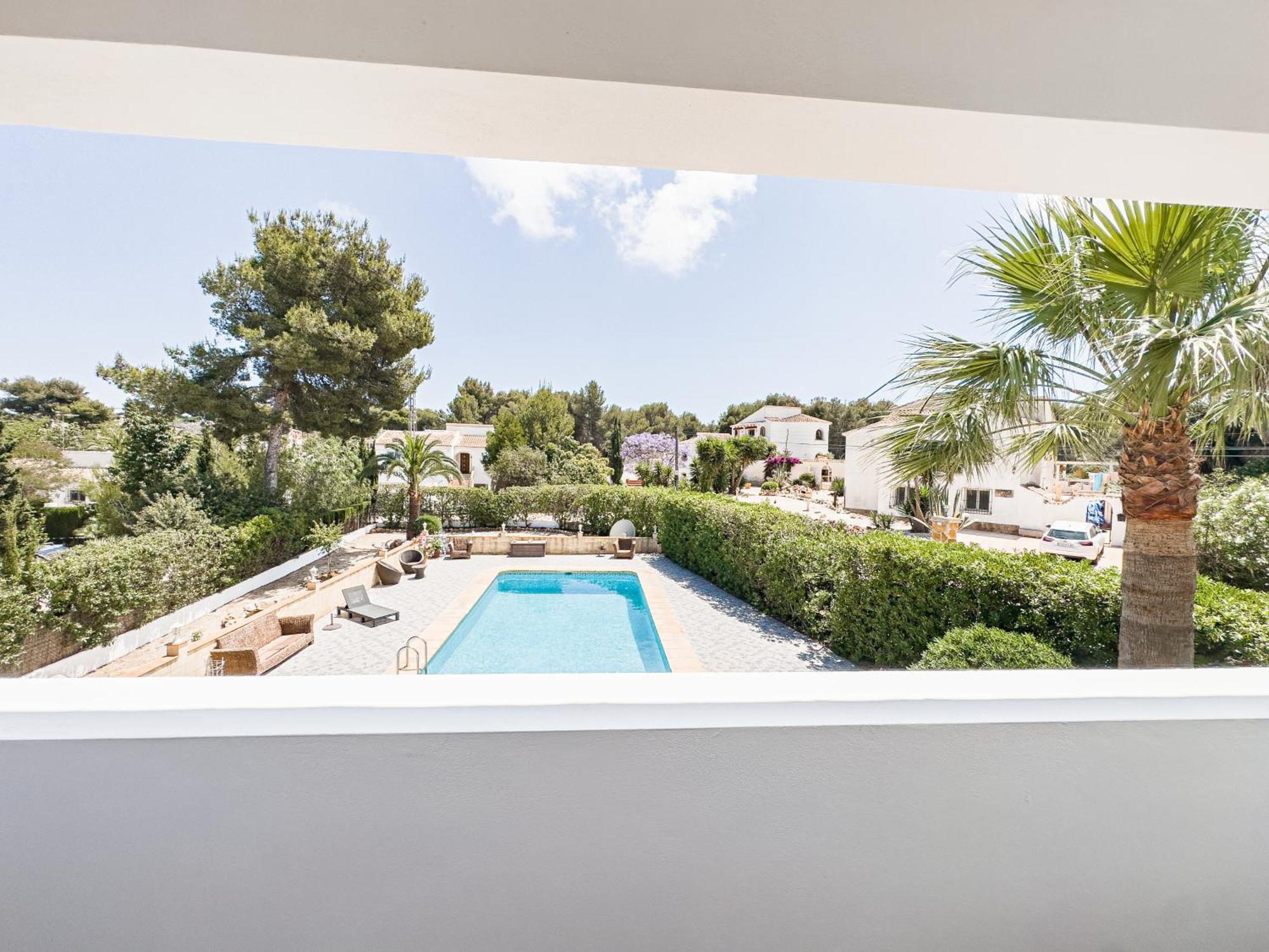 Casa Maria Top Floor Studio Apartment With Swimming Pool Jávea エクステリア 写真