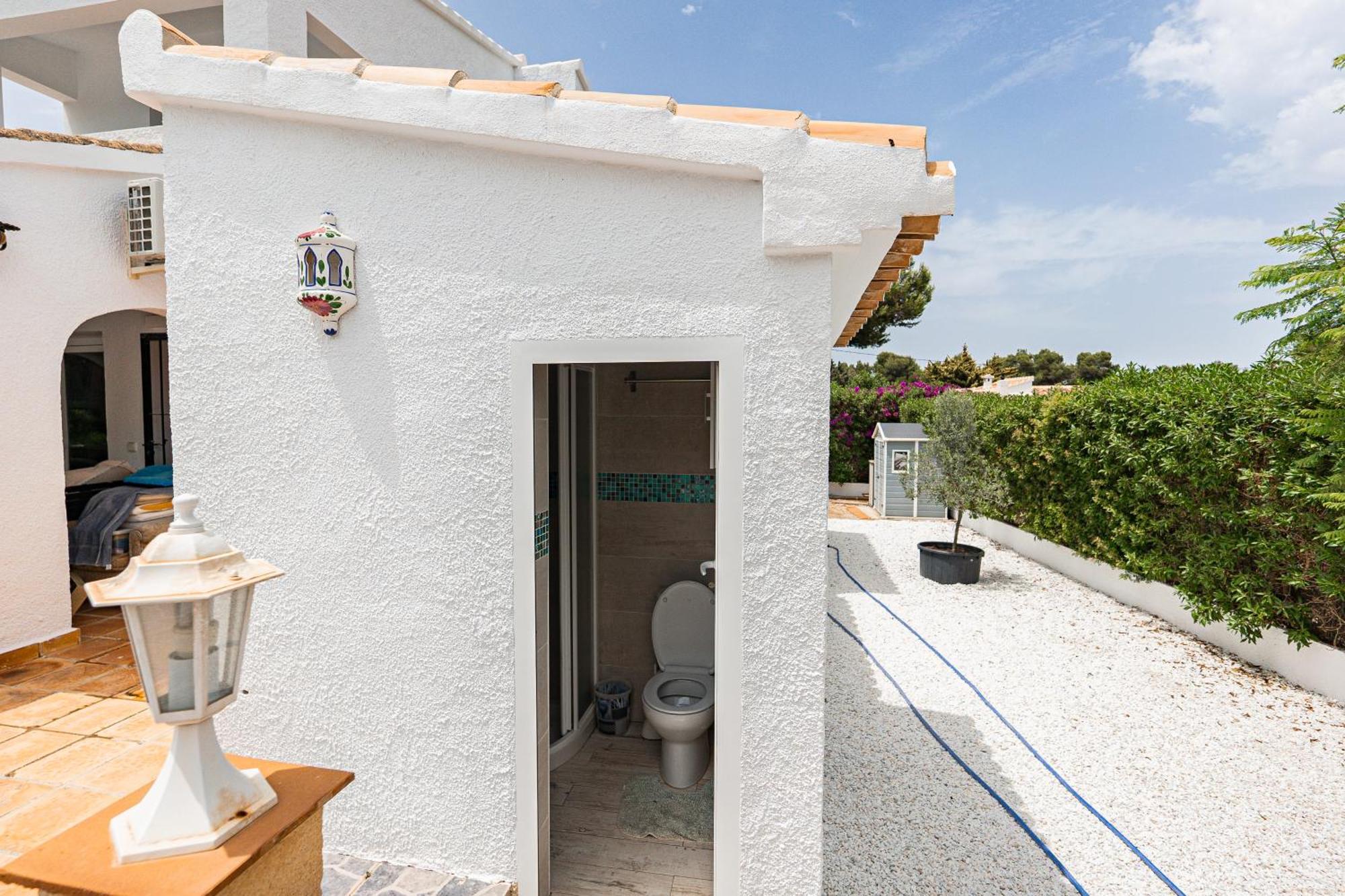 Casa Maria Top Floor Studio Apartment With Swimming Pool Jávea エクステリア 写真